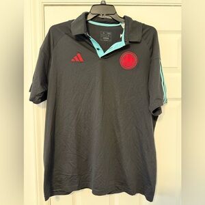 Adidas Men’s Colombia National Team polo. Size XL. NWT.
